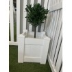 Hamptons PVC Square Planter Box