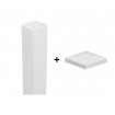 POLYMER PVC Posts cut to size - 127x127mm - Per metre
