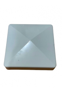 PVC Post Caps 10x Pack 4" Fencing Slimeline Cover 127x127 Posts white Hamptons
